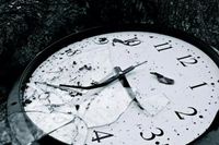Broken clock.